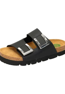 Damen Die moderne Hausfrau BONILLO Pantoletten schwarz