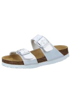 Damen Die moderne Hausfrau BONILLO KIDS Pantoletten weiß