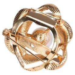 Damen Die moderne Hausfrau Brosche „Blütenperle“