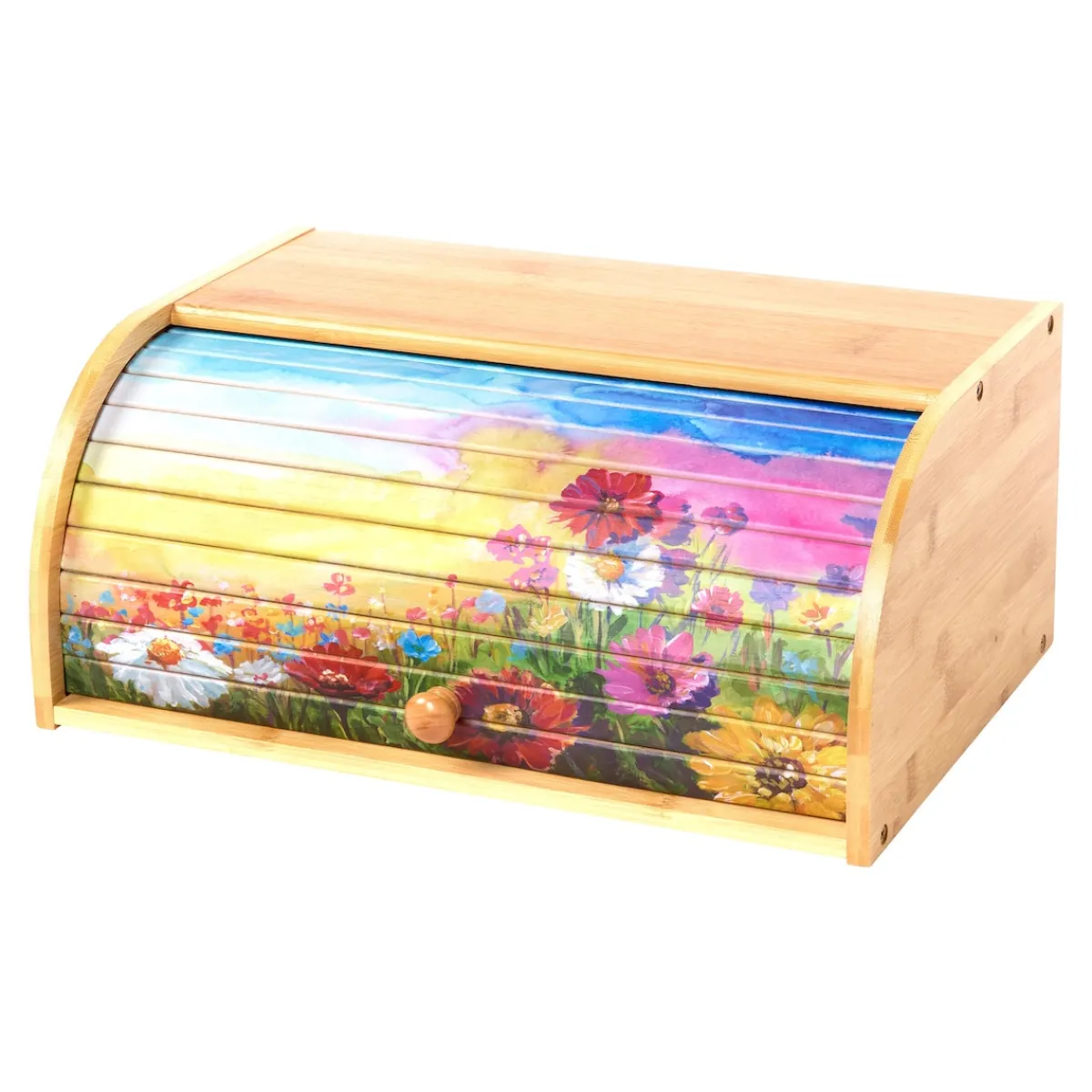 Die moderne Hausfrau Brotkasten „Sommerblumen“