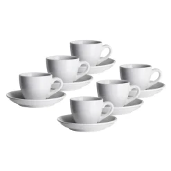 Die moderne Hausfrau Cappuccinotassen-Set, Porzellan COLOMBIA