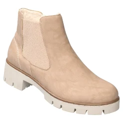Damen Die moderne Hausfrau Chelsea-Wärmeboot „Bibi“ beige