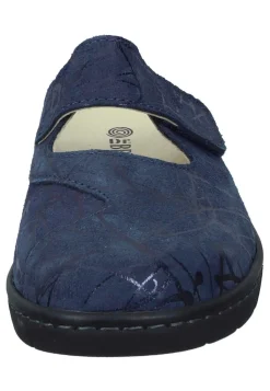 Damen Die moderne Hausfrau CHELVA Komfort Clogs blau