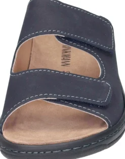 Herren Die moderne Hausfrau CHELVA Pantoletten blau