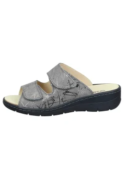 Damen Die moderne Hausfrau CHELVA Pantoletten grau