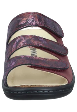 Damen Die moderne Hausfrau CHELVA Pantoletten rot