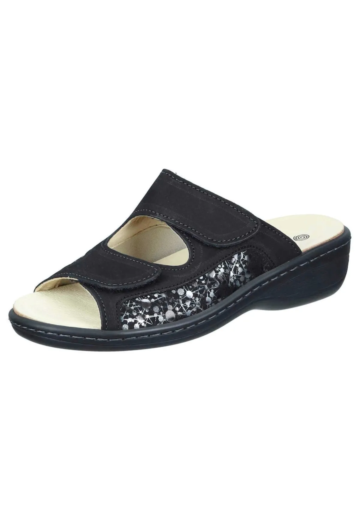 Damen Die moderne Hausfrau CHELVA Pantoletten schwarz