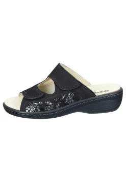 Damen Die moderne Hausfrau CHELVA Pantoletten schwarz