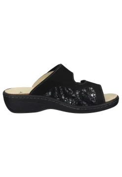 Damen Die moderne Hausfrau CHELVA Pantoletten schwarz