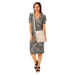 Damen Die moderne Hausfrau Crêpe-Kleid „Lydia“