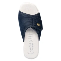 Damen Die moderne Hausfrau Damen-Pantolette „La Spezia“ marine