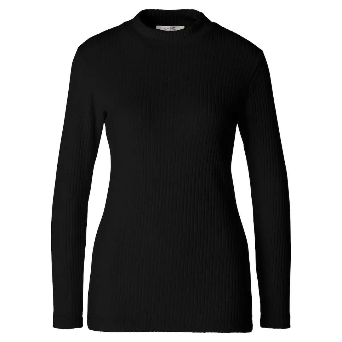 Damen Die moderne Hausfrau Damen-Pullover, gerippt schwarz