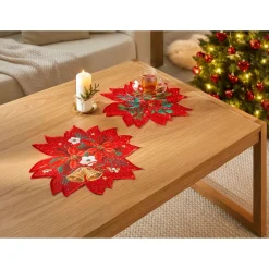 Die moderne Hausfrau Deckchen „Weihnachtsstern“, 2 Stück