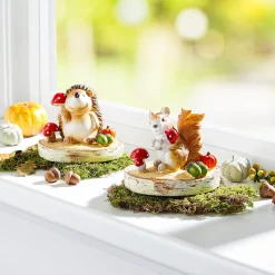 Die moderne Hausfrau Dekofigur "Herbst-Igel"