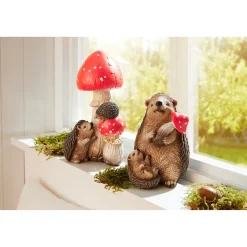 Die moderne Hausfrau Dekofigur „Igel-Mama“