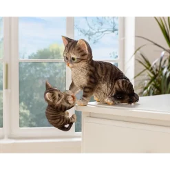 Die moderne Hausfrau Dekofigur Kletter-Katze „Friedolin“