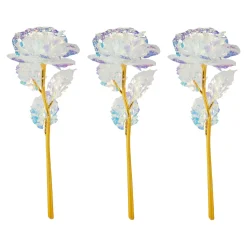 Die moderne Hausfrau Deko-Rosentrio "Glow", 3 Stück