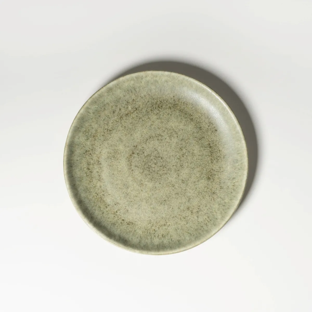 Die moderne Hausfrau Dessertteller-Set, Steinzeug Moos'N'Stein Grün