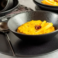 Die moderne Hausfrau Dessertteller-Set, Steinzeug Essential