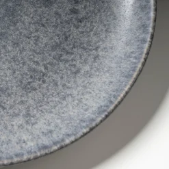 Die moderne Hausfrau Dessertteller-Set, Steinzeug Moos'N'Stein Grau