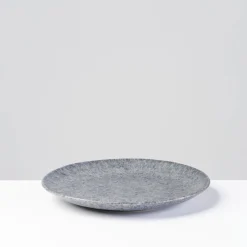 Die moderne Hausfrau Dessertteller-Set, Steinzeug Moos'N'Stein Grau