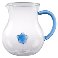 Die moderne Hausfrau 3D-Glaskaraffe „Stern“, 1,6 l