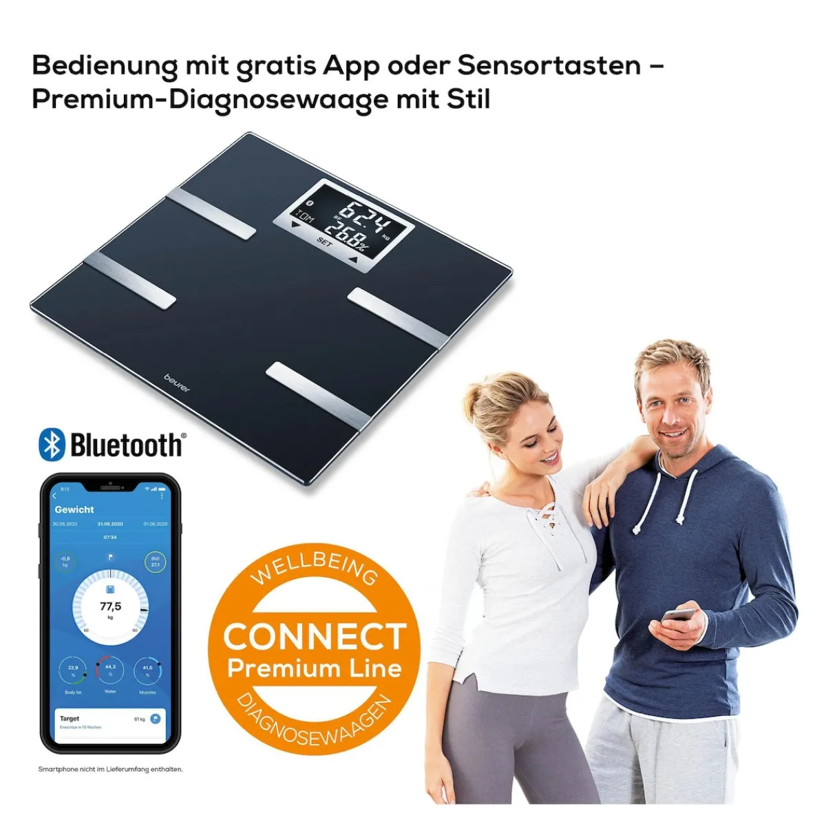 Die moderne Hausfrau Diagnosewaage BT BF 720