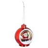 Die moderne Hausfrau 3D-LED-Christbaumkugel Santa