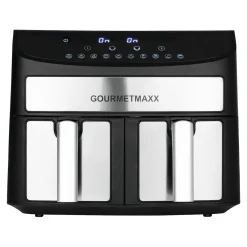 Die moderne Hausfrau Doppelkammer-Heißluftfritteuse 7l, 2400 W