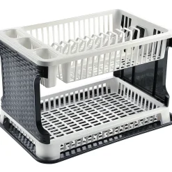 Die moderne Hausfrau Doppelstöckiges Abtropfgestell