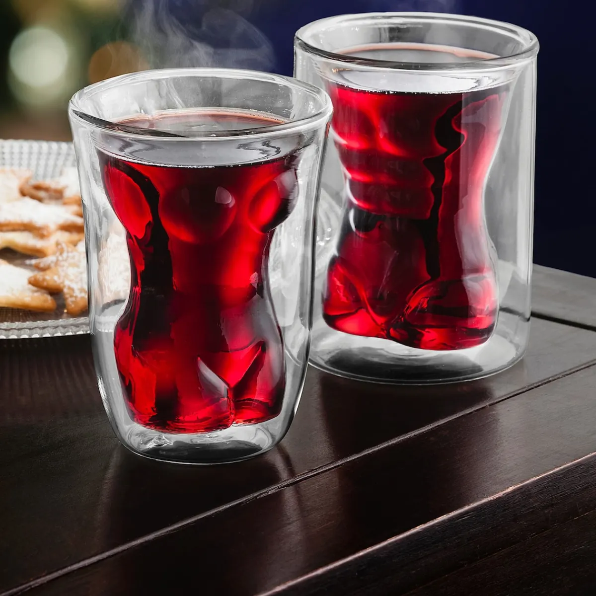 Die moderne Hausfrau Doppelwandiges Glas, 160 ml Sixpack