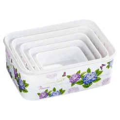 Die moderne Hausfrau Dosen-Set "Hortensie", 5 Stück lila