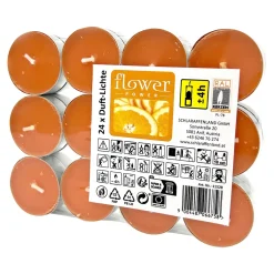 Die moderne Hausfrau Duftteelichter, 24 Stück Orange