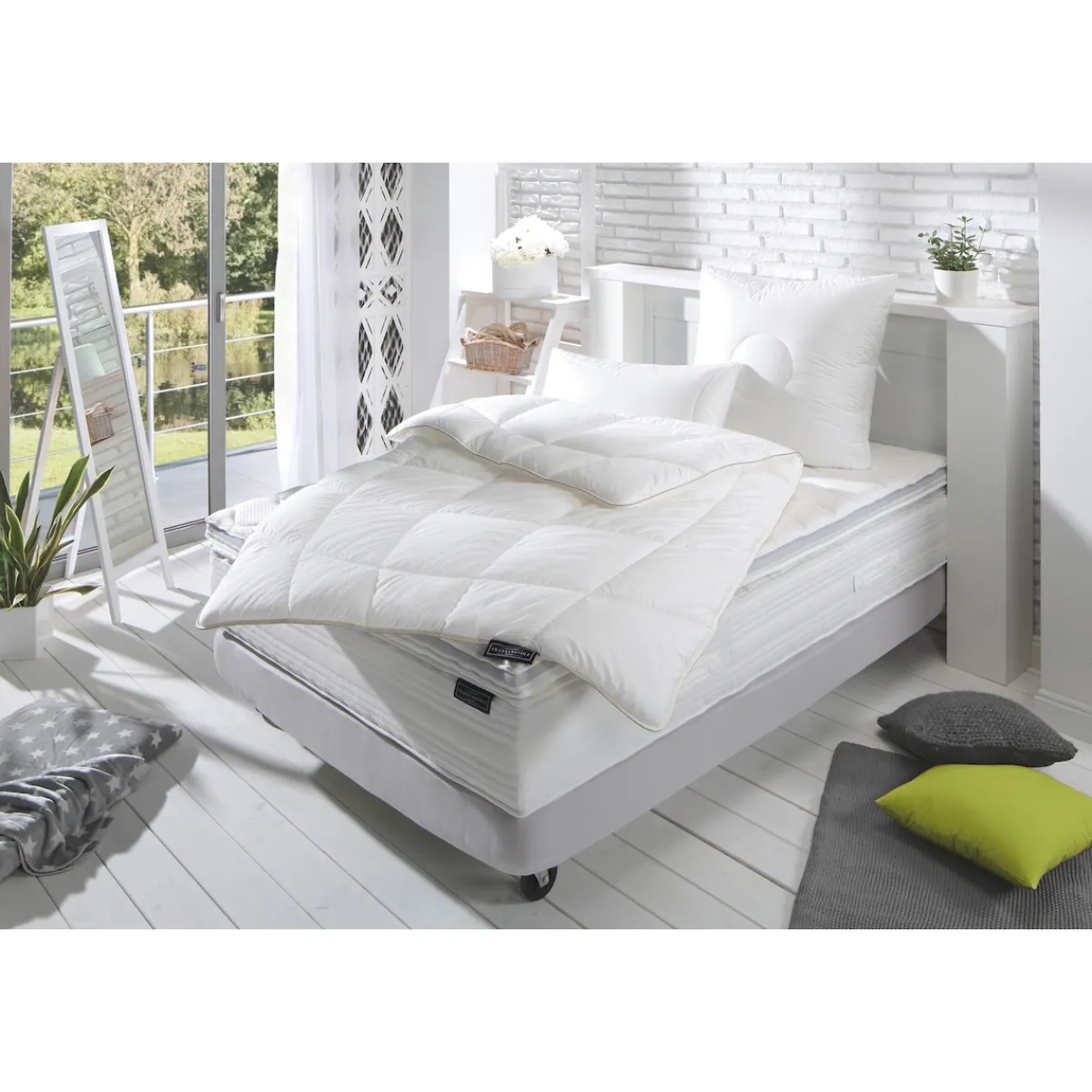 Die moderne Hausfrau Duosteppbett "Natura" 135x200 cm