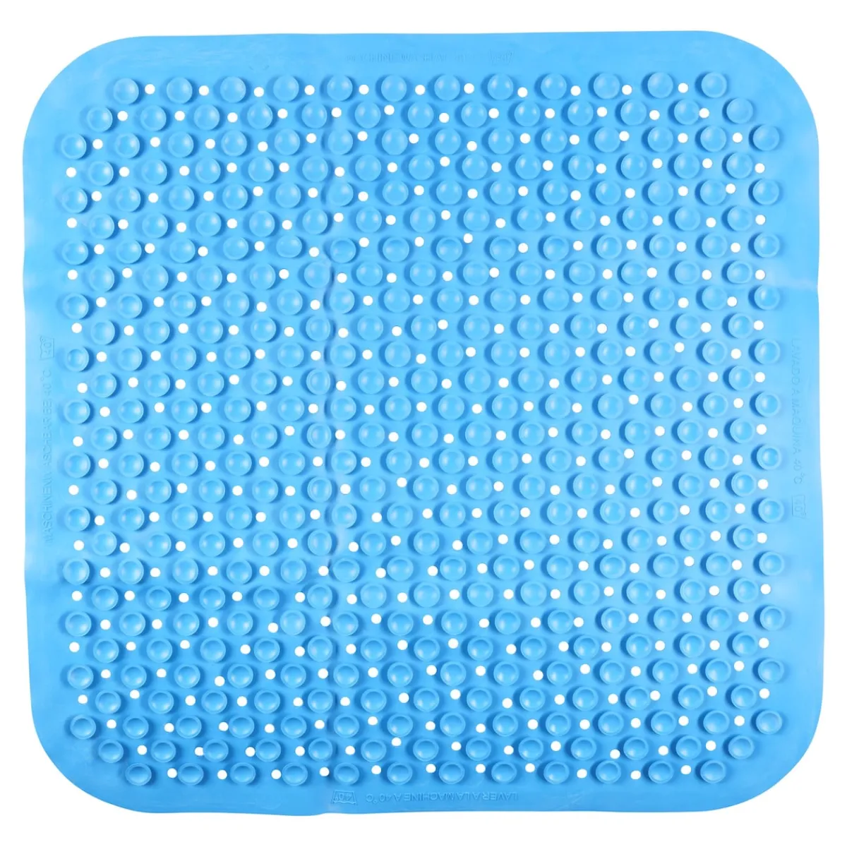 Die moderne Hausfrau Duschmatte blau