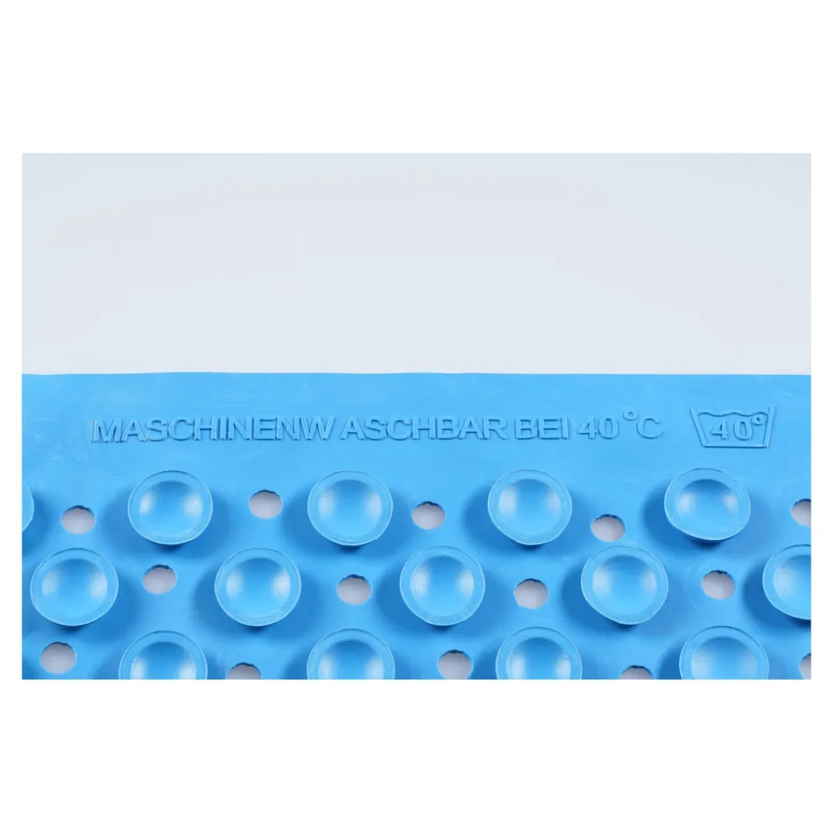 Die moderne Hausfrau Duschmatte blau