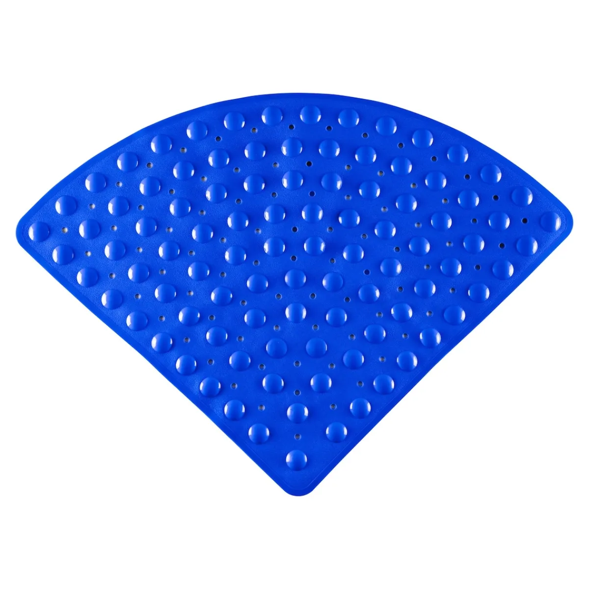 Die moderne Hausfrau Duschmatte „halbrund“ königsblau