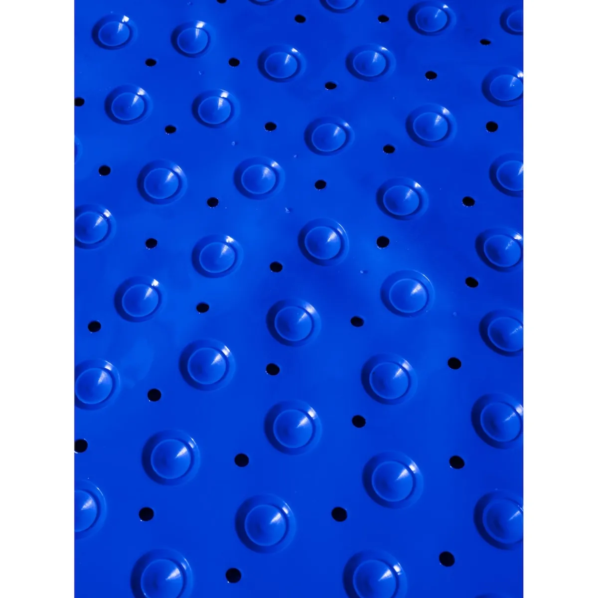 Die moderne Hausfrau Duschmatte „halbrund“ königsblau