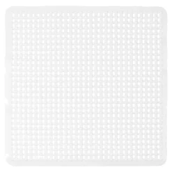 Die moderne Hausfrau Duschmatte weiß