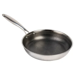 Die moderne Hausfrau Edelstahl-Pfanne „Premium Polygon“ 24 cm