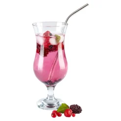 Die moderne Hausfrau Edelstahl-Strohhalme mit Bürste, 4 Stück