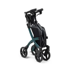 Die moderne Hausfrau Einkaufsrollator Rollz Flex mit Sitz und Tasche, faltbar Jungle Green