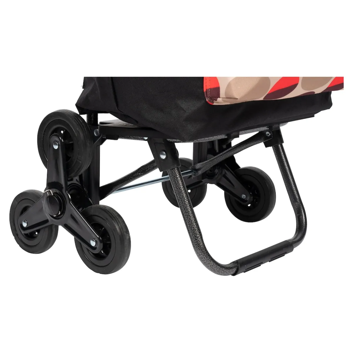 Die moderne Hausfrau Einkaufs-Treppentrolley „Hugo“ mit Klappfunktion