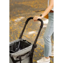 Die moderne Hausfrau Einkaufstrolley EASY GO Fresh grau-schwarz
