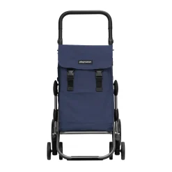 Die moderne Hausfrau Einkaufstrolley GO PLUS PREMIUM blau