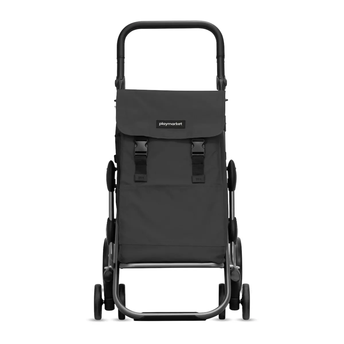 Die moderne Hausfrau Einkaufstrolley GO PLUS PREMIUM schwarz