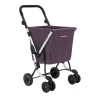 Die moderne Hausfrau Einkaufstrolley "We Go Basic" violett