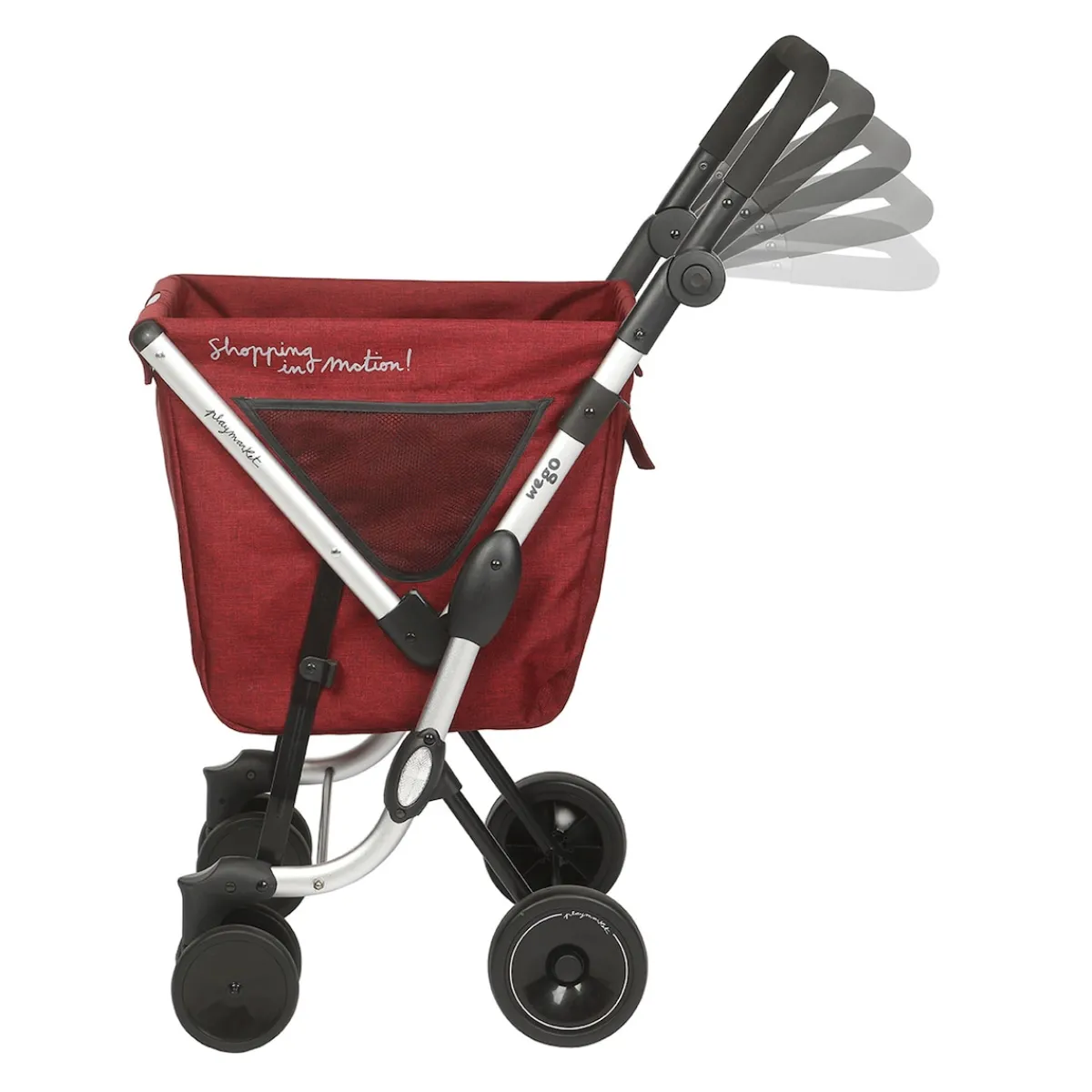 Die moderne Hausfrau Einkaufstrolley We Go Premium rot