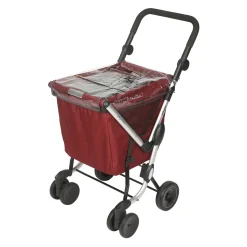 Die moderne Hausfrau Einkaufstrolley We Go Premium rot