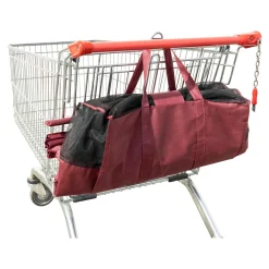 Damen Die moderne Hausfrau Einkaufswagentasche, faltbar, 4 Stück